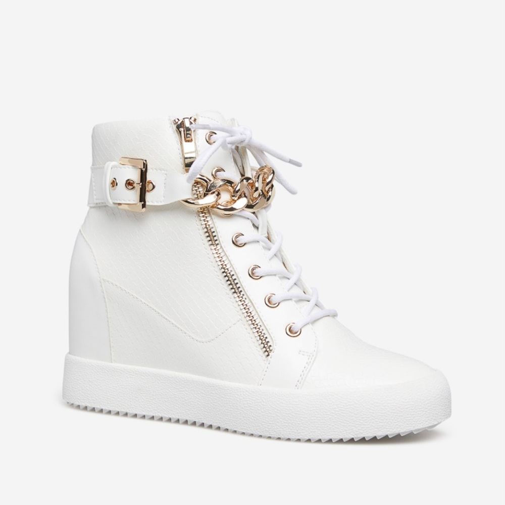 High top wedge sneakees